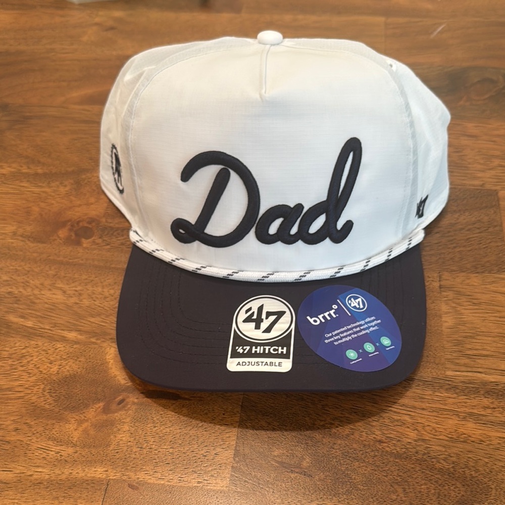47 Brand Dad Cap in Black and White